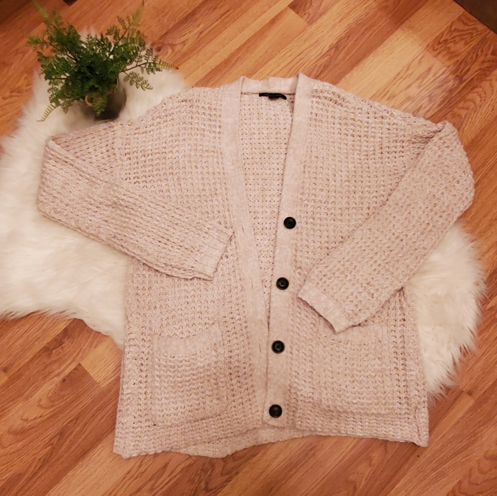 AE waffle knit cardigan